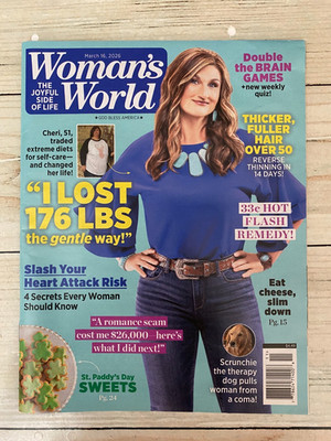 Woman's World March 16, 2026 Magazine thicker fuller hair over 50 the joyful