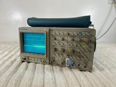 Calibrated Tektronix 2432A Oscilloscope 300MHz 2CH Excellent Condition