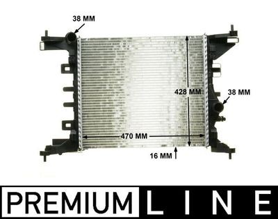 Mahle CR 1187 000P KüHler, MotorküHlung FüR Opel-image