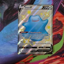 Ditto V SV118/SV122 Shining Fates: Shiny Vault 2021 Shiny Holo Rare NM