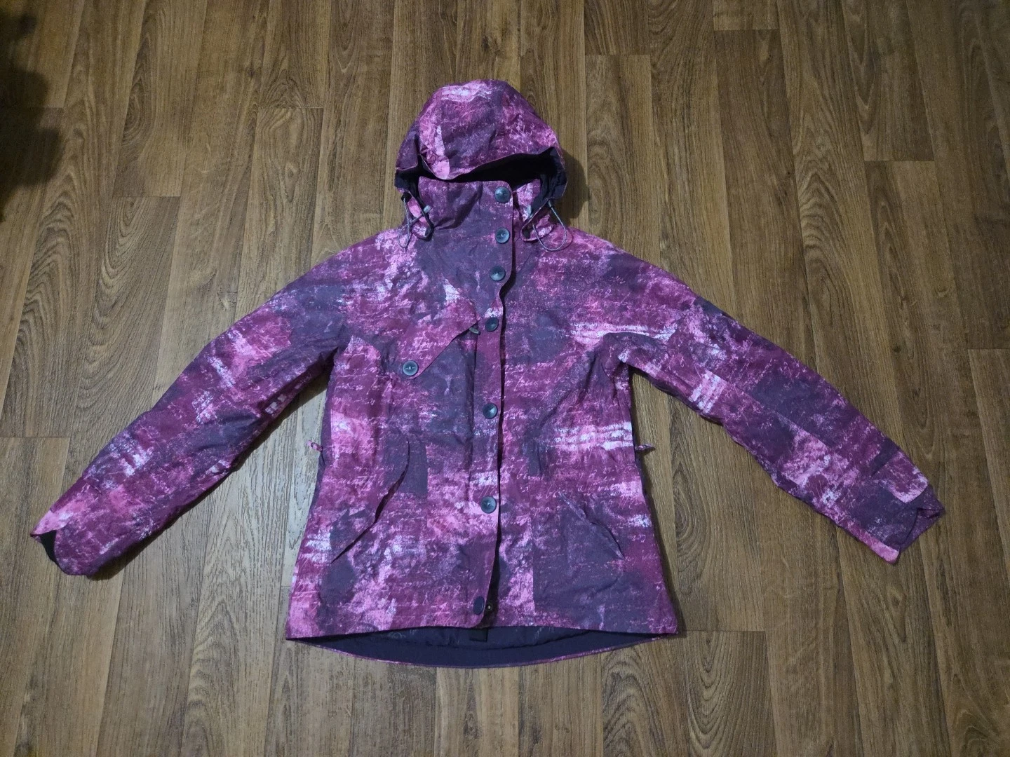 Columbia Titanium Omni-Tech Jacket Women M Pink Purple Ski Waterproof Hooded EUC