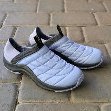 HOLO Eco Footwear Womens Credimus Quilted Mules Slippers Size 9.5 Lavenderr