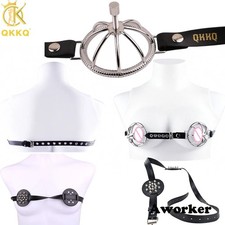 Strapon BDSM Bra Adjustable Chest Bondage Nipple Teasing Couple Flirting Breast