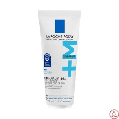 Lipikar AP+M Triple Repair Body Moisturizing Cream Body+Face Moisturizer-2pack
