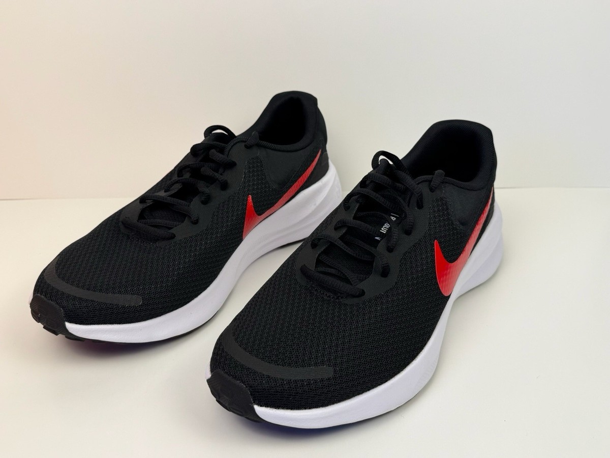 Size 9.5 - Nike Revolution 7 Black University Red FB2207-003 Buy Nike Revolution 7-Black/University Red-White-Fb2207-003  main image 4