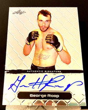 2011 Leaf Metal MMA: George Roop, On Card Autograph (#BA-GR-1) UFC RC AUTO