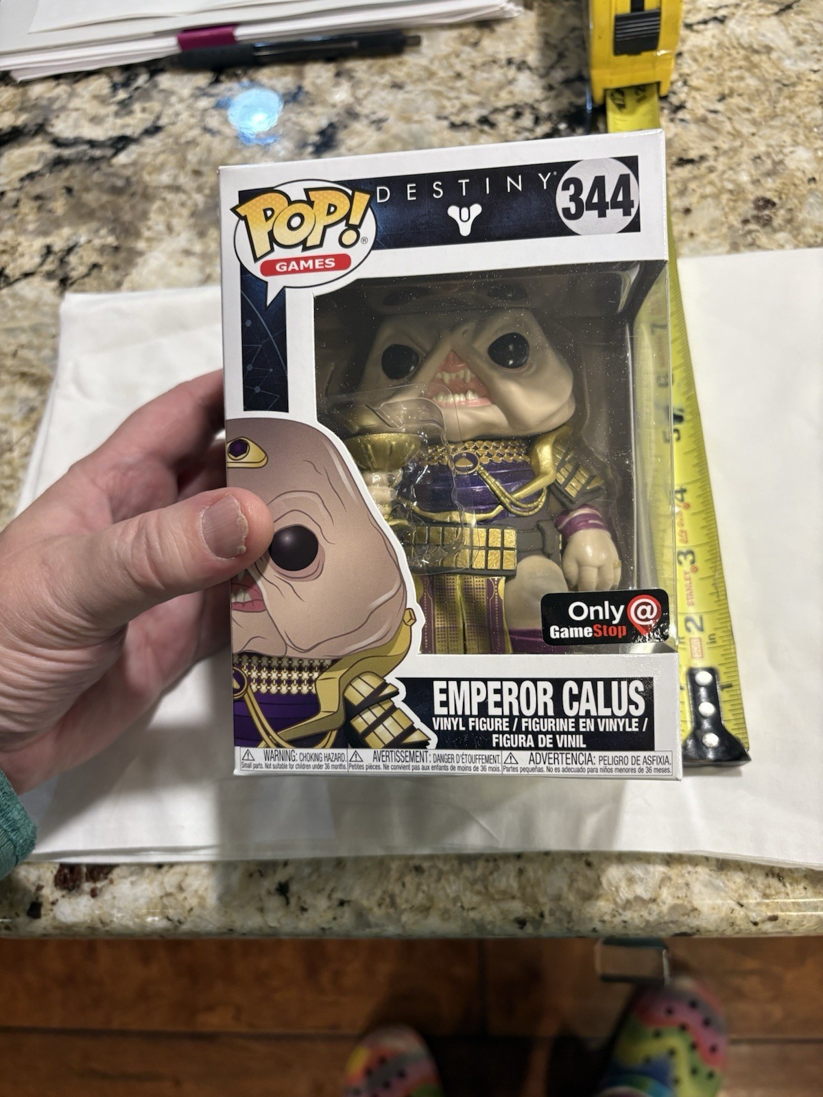 Funko Pop! Destiny Emperor Calus #344 Nuevo En Caja Gamestop Exclusivo Abovedado