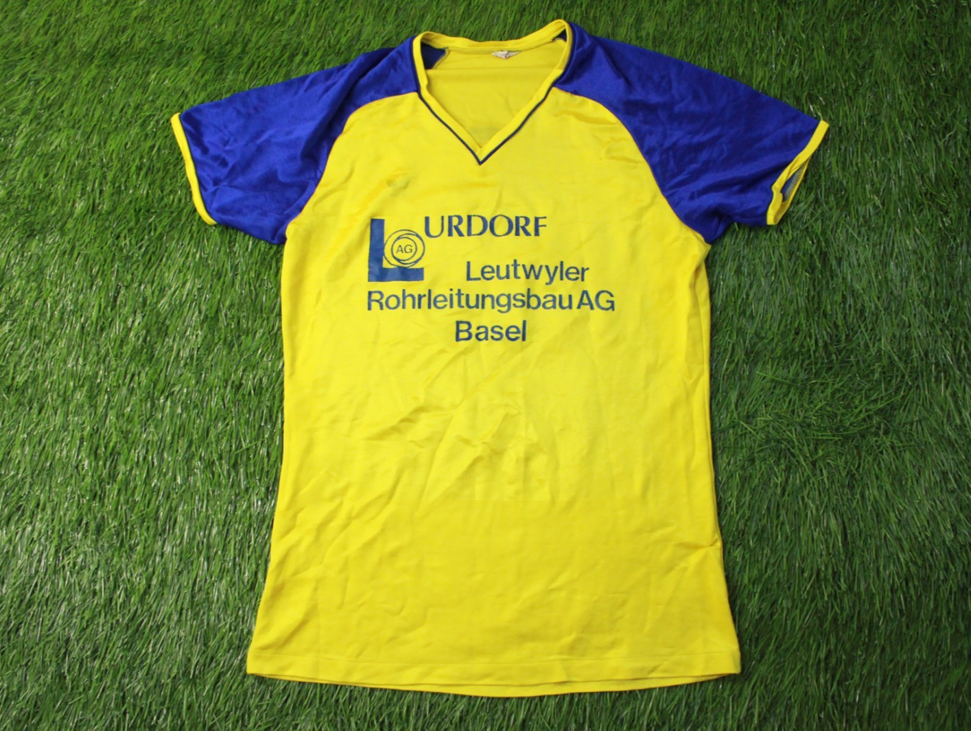 ERIMA # 2 ORIGINAL MEN 80'S RETRO VINTAGE FOOTBALL SOCCER SHIRT JERSEY SIZE L