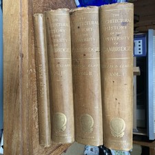 1st Ed. Vols I-IV, Willis & Clarke’s Architectural History, Uni. Of Cambridge