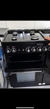 Rangemaster Kitchener 90  Black Freestanding 5 Burner 2 Oven Grill