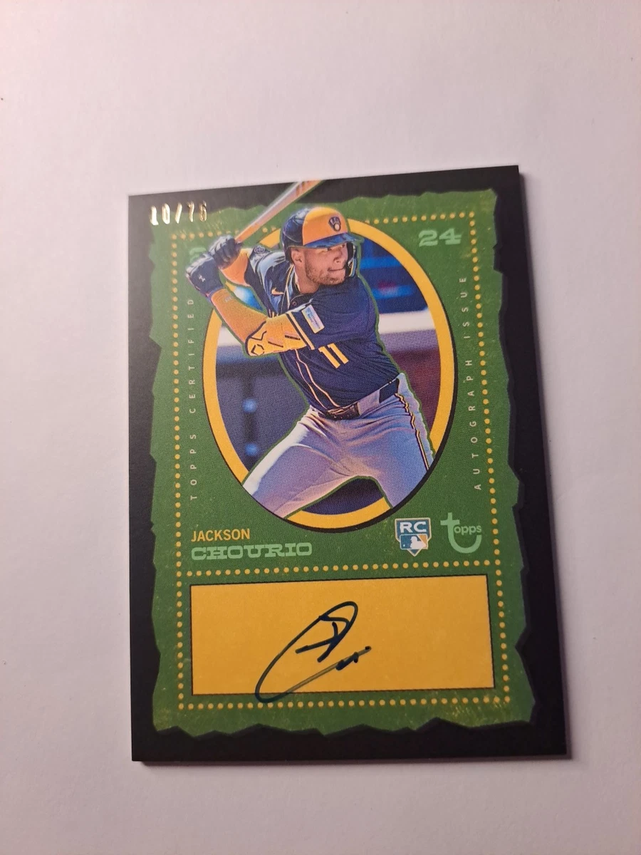 2024 Topps Brooklyn Collection - Jackson Chourio #AC-JC for sale 