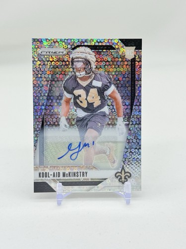 2024 Panini Prizm Rookies Kool-Aid McKinstry #363 No Huddle Prizm Auto Disco