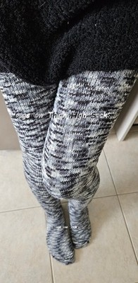 Extra Long Thigh High Boot Slouch Socks Solid Stripe Knit Cable Plus Over Knee
