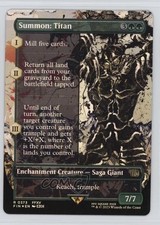 Summon: Titan (Borderless) Foil Magic: Final Fantasy FIN #0373