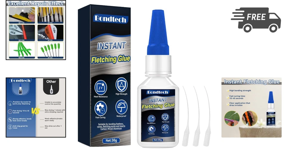 射箭发泡胶快速粘合防水透明胶适用于箭头 — 第 2/4 张图片