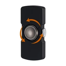 Fidget Spinner Dual Finger Refillable Lighter – Windproof Soft Flame Gadget