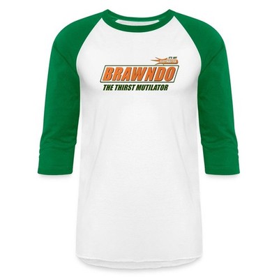 Brawndo The Thirst Mutilator Fictional Energy Drink Logo Unisex Baseball T-Shirt