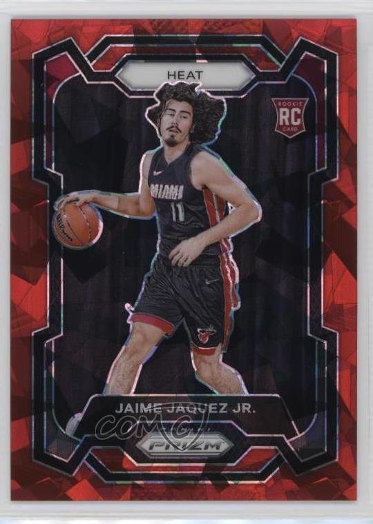 2023-24 Panini Prizm Red Ice Prizm Jaime Jaquez Jr #137 Rookie RC