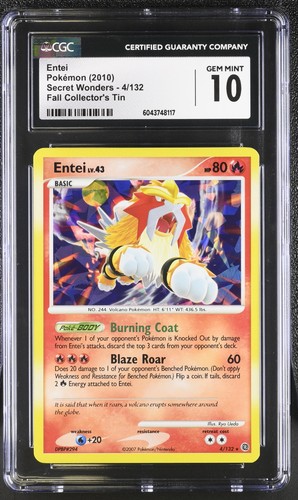 Entei graded CGC 10 for sale on eBay