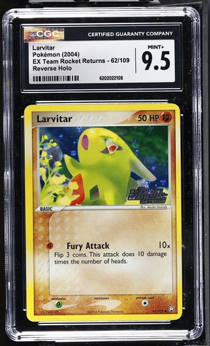 Larvitar graded CGC 9.5 for sale on eBay