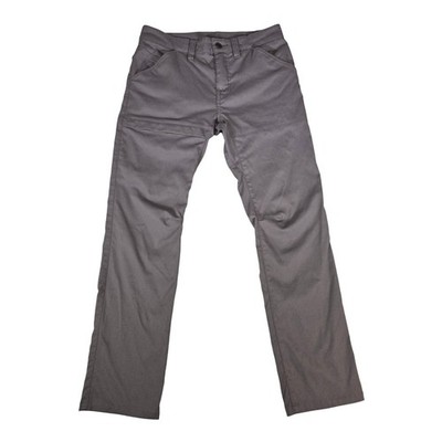 Prana Mens Zion Stretch Hiking Pants Charcoal Grey Size 32x28 Excellent