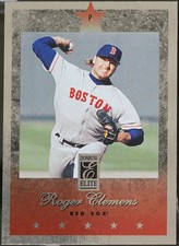 1997 Donruss Elite - Gold Stars Baseball Roger Clemens #40 NM