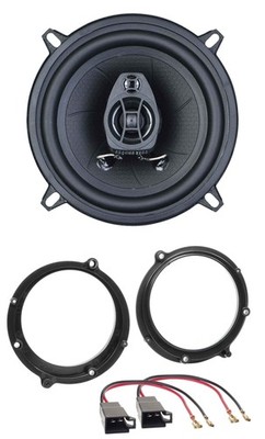 Ground Zero 13cm 2-Way 110Watt Speakers for Audi A4 1994-2000 Front Door Car