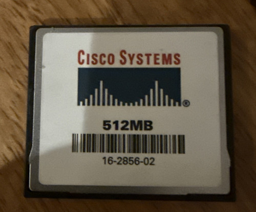 512MB CISCO CompactFlash CF Memory Card SLC Industrial Grade - Picture 1 of 2
