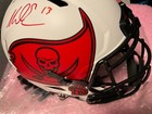 MIKE EVANS SIGNED TAMPA BAY BUCCANEERS LUNAR ECLIPSE SPEED AUTHENTIC HELMET BAS — photo 7