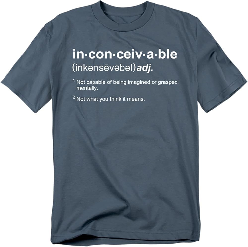 Classic Princess Bride Movie Inconceivable Quote T Shirt & Stickers | eBay