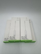 Belkin USB-C to Gigabit Ethernet Adapter - White - New in box