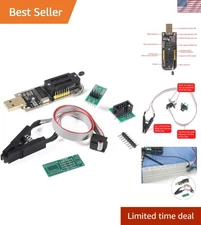 Professional SOIC8 Chip Programmer Set - CH341A with Fast Erase & Program Speed