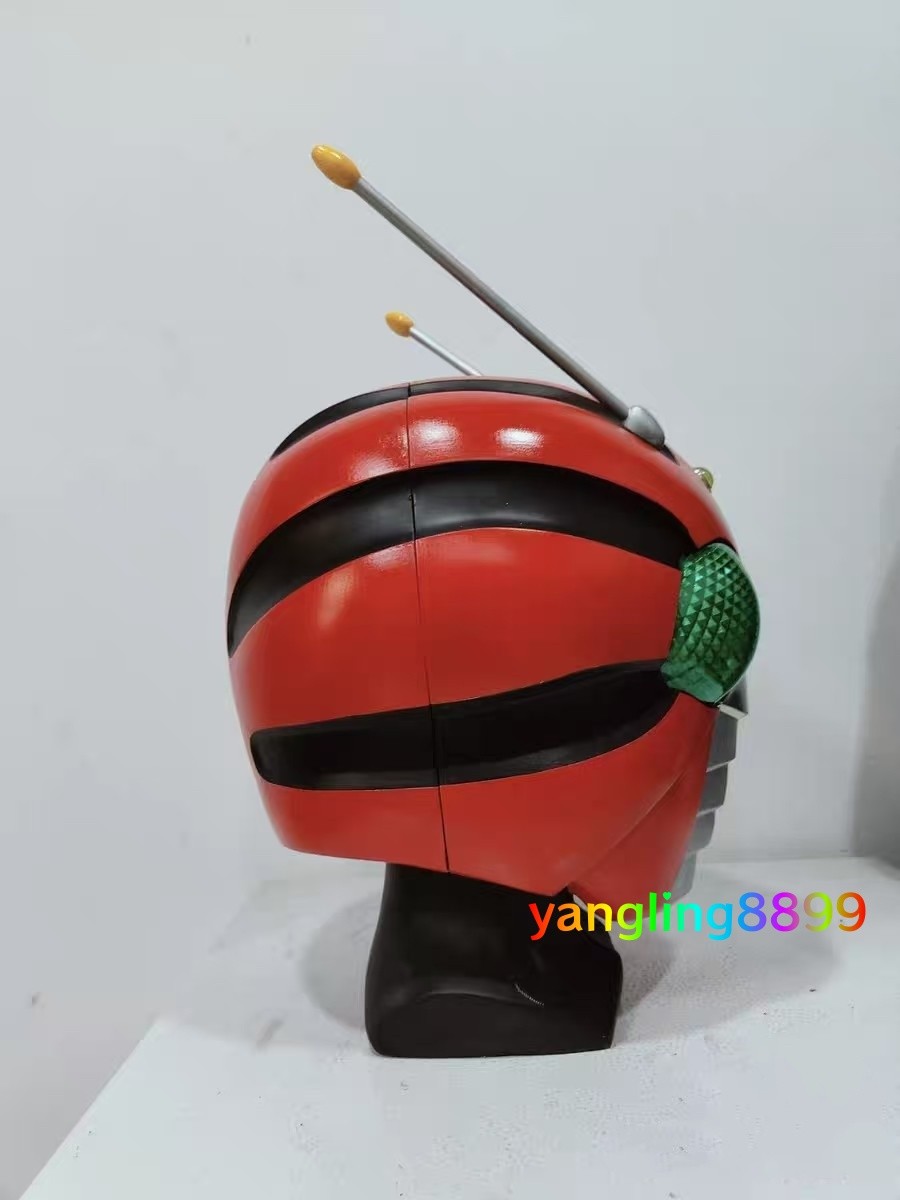 Masked Rider ZX Cosplay Helmet PLA 3D printing Painted Mask w/ Led