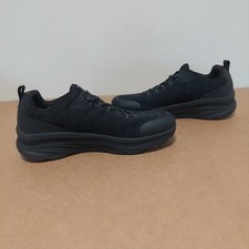 Skechers Arch Fit 2.0 Lestur Mens Black Running Shoes Sneakers SIZE 12