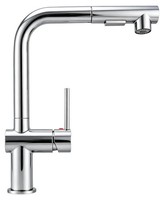 Aica KüChenarmatur | Messingkern | Ausziehbar | Einhebel Mischbatterie Chrom