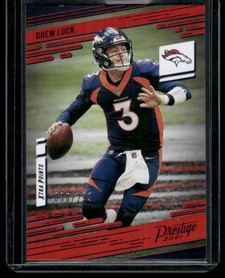 2021 Panini Prestige - Drew Lock #41 Xtra Points Red /299