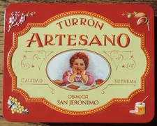 TURRON Artesano Calidad Suprema Lata Boite
