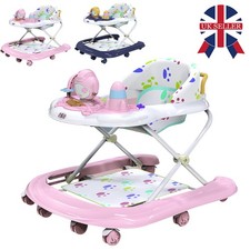 Baby Walker Rocker Bouncer First Steps Push Along Activity Music Ride On Car