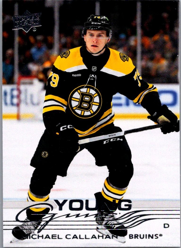 2025-26 Upper Deck Series 1 #222- Michael Callahan - Young Guns
