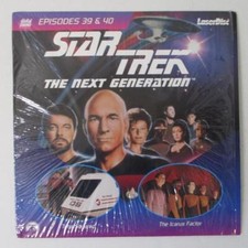 STAR TREK; The Next Generation - Episodes 39  40 Laserdisc, 1994 Time Squared