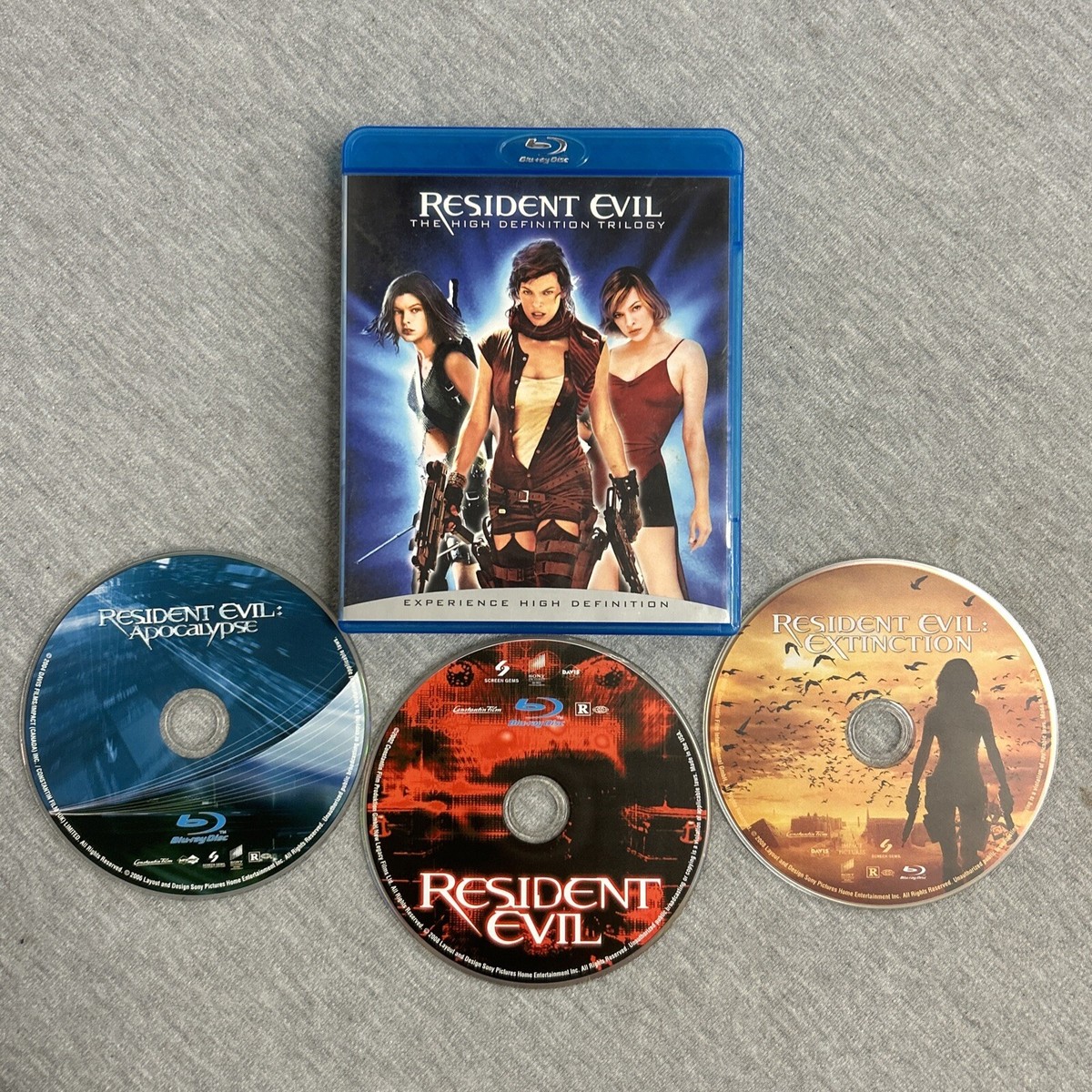 Resident Evil High Definition Trilogy (Blu Ray) | eBay