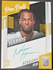 Najee Harris 2021 Panini Donruss Elite Pen Pals Green Ink Autograph Rookie Auto