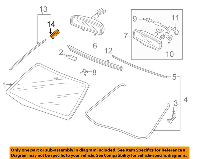 HONDA OEM 0510 Odyssey WindshieldSide Molding Clip 91521SHJA01 eBay