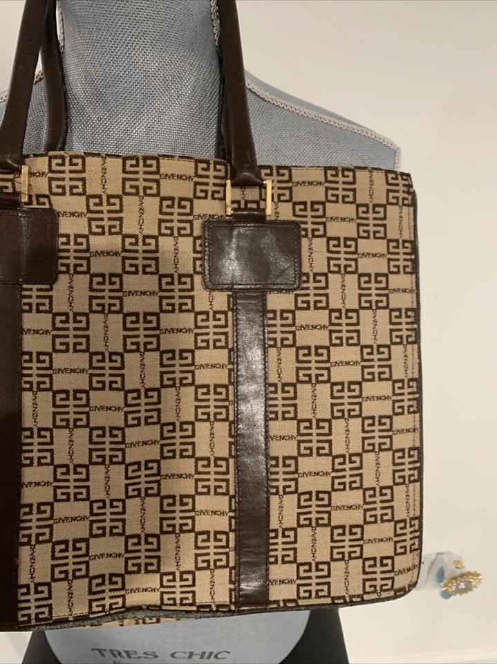 Bolso de Mano Givenchy Vintage Marrón Foto 3 de 4