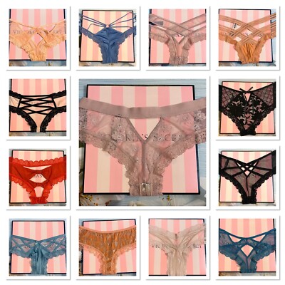 Victoria's VS Secret Sexy Cheeky Panty w/ Mesh and Lace  XS, S, M, L, XL