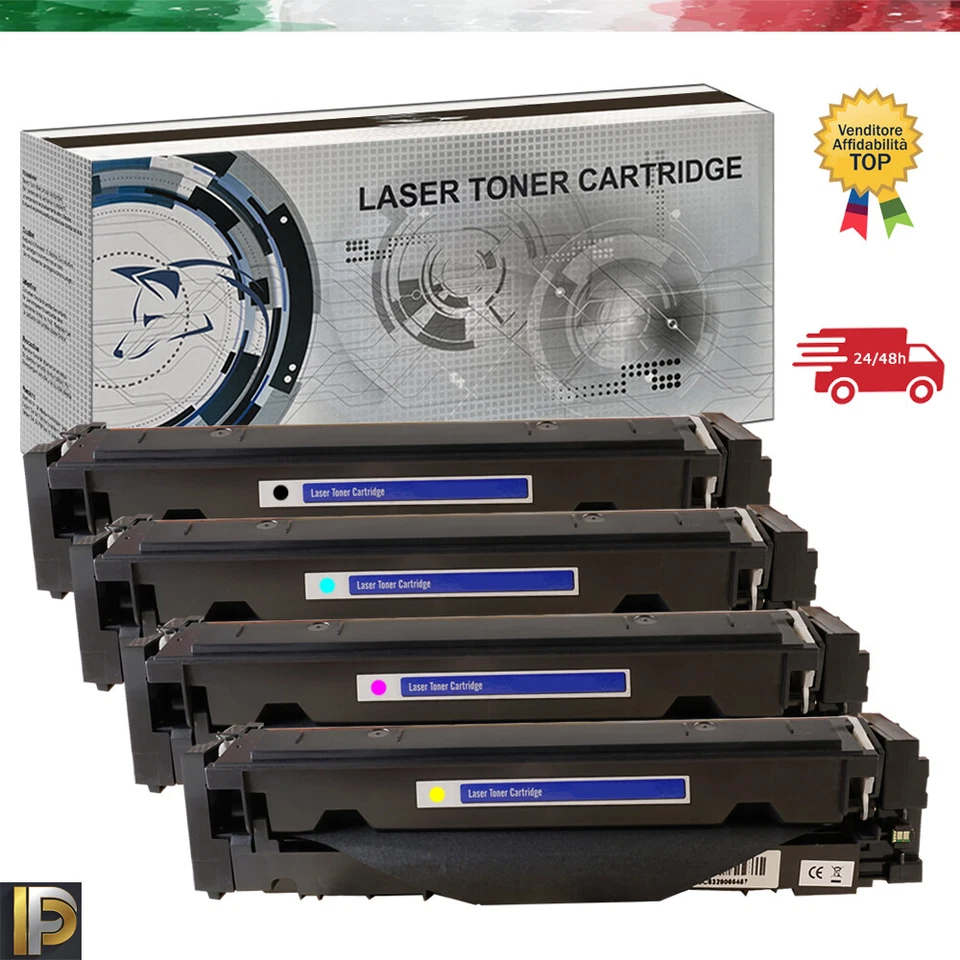 PILOGICO KIT 4 Toner CF210X/213A per HP Laserjet Color Pro 200 M251N M251NW M276N M276NW