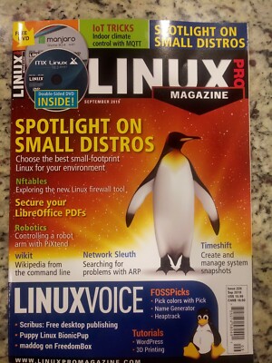 Linux issue 226 sep.2019w/double sided dvd inside+more