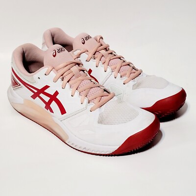 ASICS Gel-Challenger 13 Clay White Cranberry 1042A165 Lace Up Sneakers Wms 12US