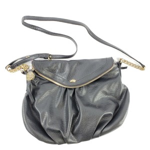 juicy couture black leather purse