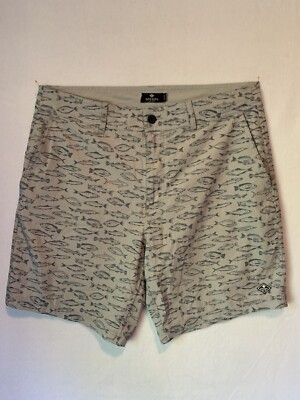 Sperry Mens Size Xl  Walking Summer Shorts Fish Fishing Lake Stream Pocket Zip